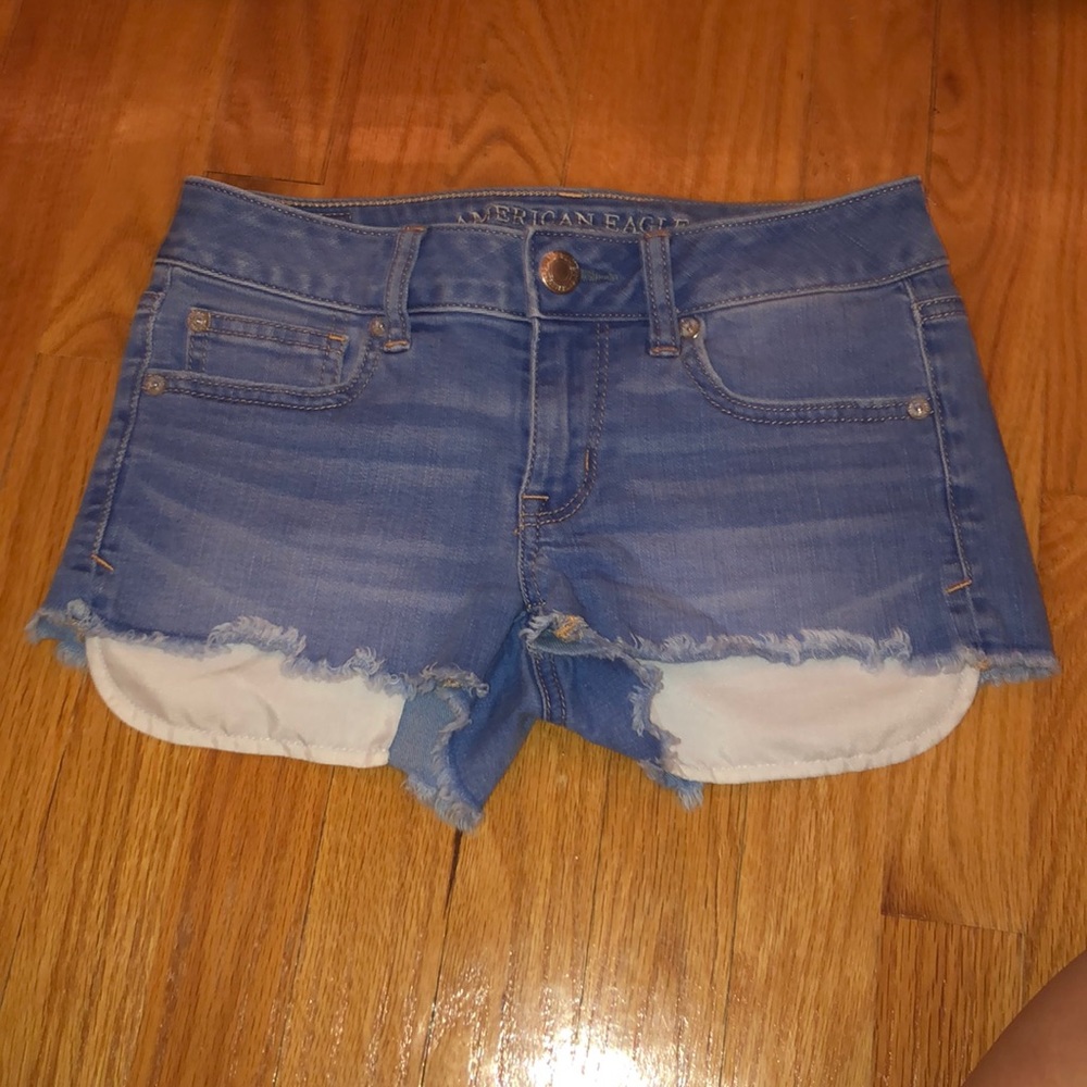 American Eagle Super Stretch Shortie Shorts
